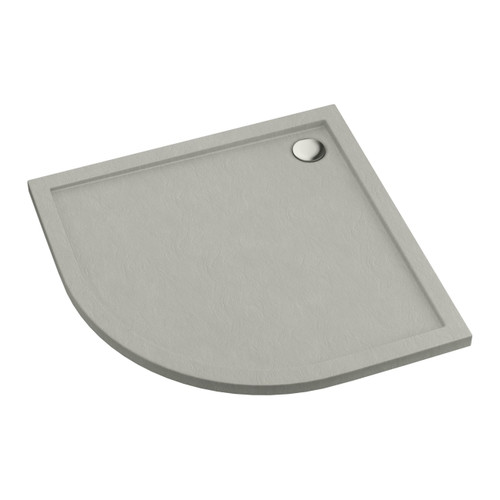 Acrylic Shower Tray Alta 80 x 4.5 cm, concrete
