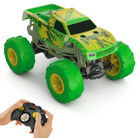 Hot Wheels Monster Trucks 1:15 Scale Gunkster Battery-Powered RC Truck HTP15 4+