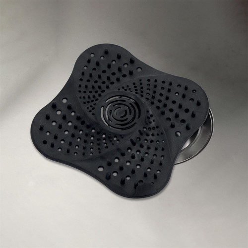 Silicone Drain Strainer, black