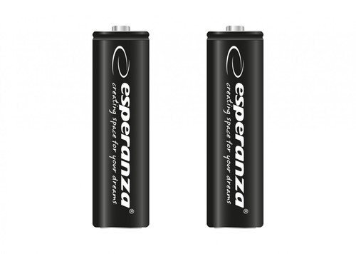 Rechargeable Batteries AA 2600mAh black 2 PCS