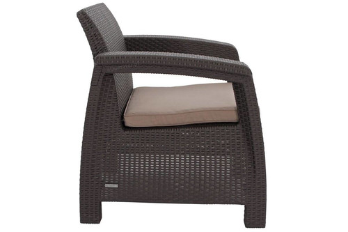 Outdoor Furniture Set CORFU SET, brown