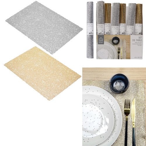 Place Mat 30x45cm, silver