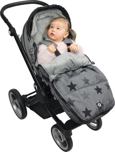 Dooky Footmuff 6-36m, Grey Stars