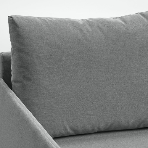 FRIDHULT Sofa-bed, Knisa light grey, 119 cm