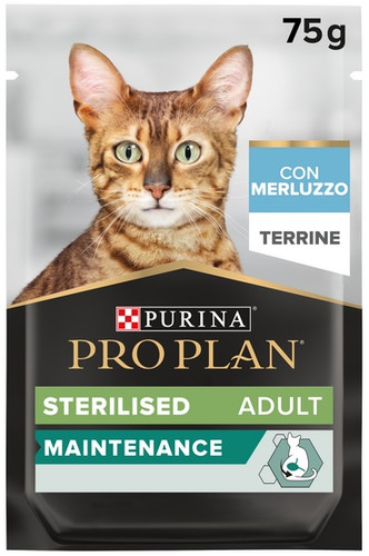 Purina Pro Plan Cat Sterilised Cod Cat Wet Food 75g