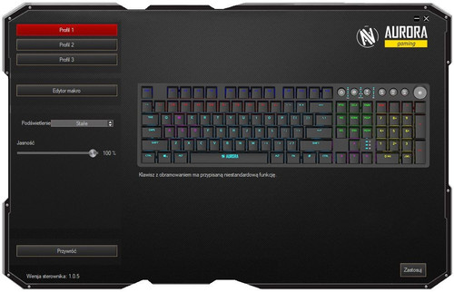 iBOX Wired/Wireless Gaming Keyboard Aurora K6