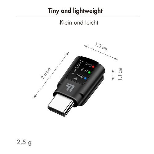 LogiLink USB-C DAC audio adapter with EQ, USB-C to 3.5mm