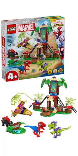LEGO Marvel SPIDEY Spidey's and Gobby's Raptor Battle at Tree House 4+