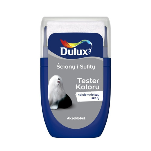 Dulux Colour Play Tester Walls & Ceilings 0.03l darkest grey