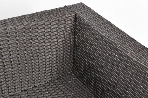 Outdoor Armchair MALAGA, brown