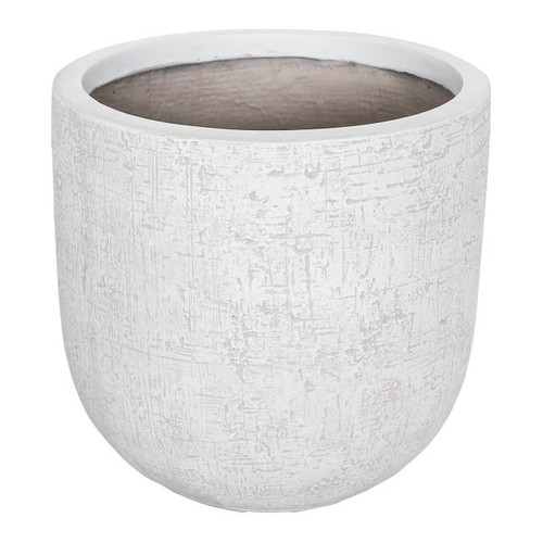 Outdoor Plant Pot Strata 32 cm, white