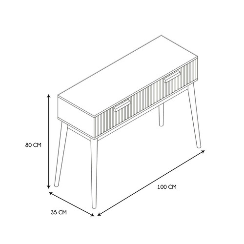 Console Table Klaus, natural