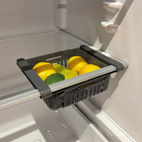 Adjustable Hanging Refrigerator Shelf, grey