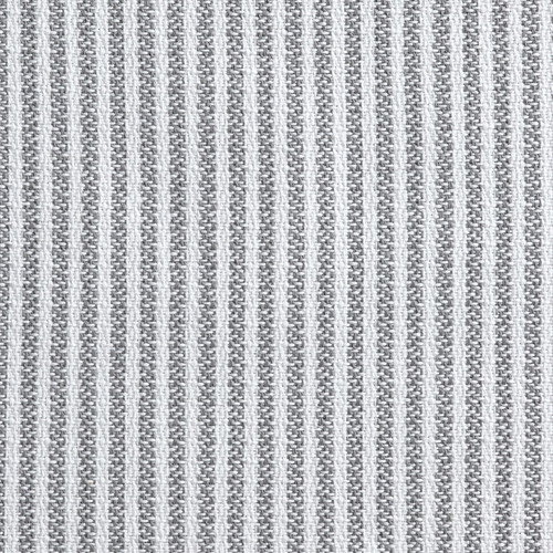 ROCKSJÖN Cover for footstool, Klovsta grey/white