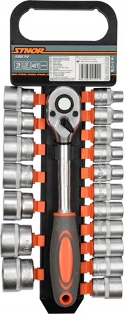 Toya Ratchet Socket Set, 19pcs