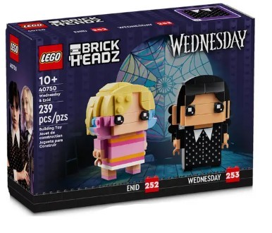 LEGO BrickHeadz Wednesday & Enid 10+