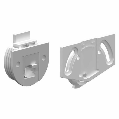 Valcomp Roller Guide for Sliding Door Bottom and Top, white