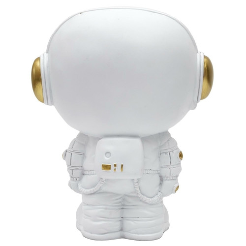Astronaut Organizer Figurine, white/gold