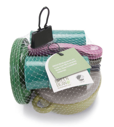Dantoy Green Bean Dinnerware Playset, assorted colours, 2+
