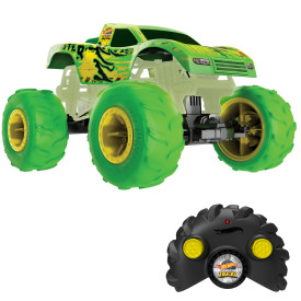 Hot Wheels Monster Trucks 1:15 Scale Gunkster Battery-Powered RC Truck HTP15 4+