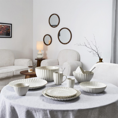 Deep Plate Vlora 20cm, beige