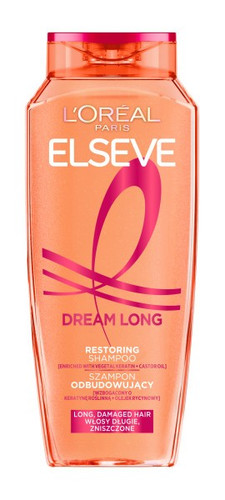 L'OREAL ELSEVE Dream Long Restoring Shampoo for Long, Damaged Hair 400ml