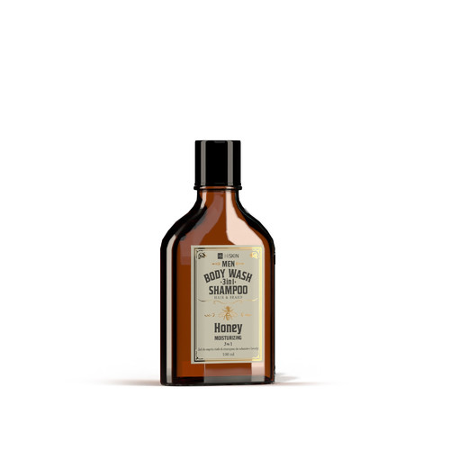 HISKIN Men Whisky Shower Gel & Shampoo 3in1 Honey 100 ml (mini)