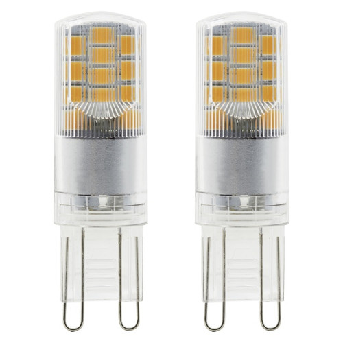 Diall LED Bulb G9 300lm 4000K, 2 pack