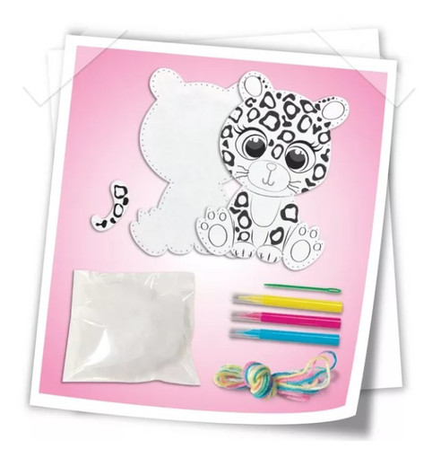 Toys Inn Creative Studio Sew & Colour Soft Toy Panda 6+