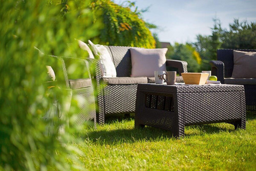 Outdoor Furniture Set CORFU SET, brown