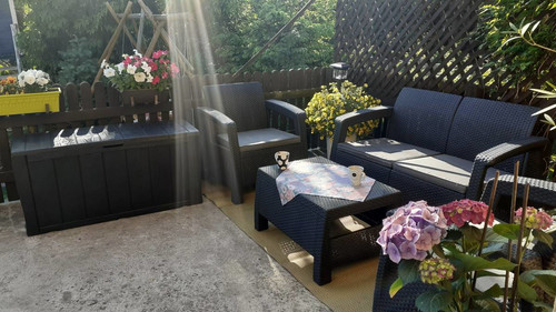 Outdoor Furniture Set CORFU SET, graphite