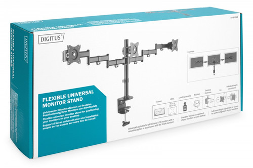 Digitus Triple Monitor Stand 27" 8kg DA-90362