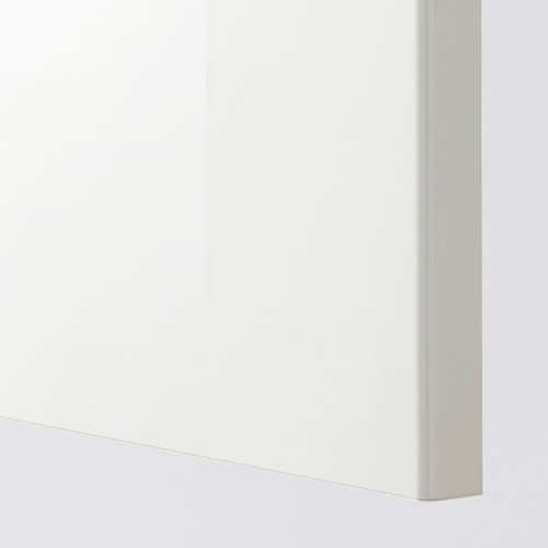 METOD High cab f fridge/freezer w 3 doors, white/Ringhult white, 60x60x220 cm