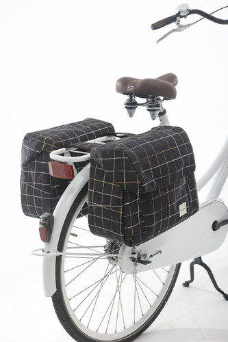 Newlooxs Bicycle Bag Check Joli Double, blue