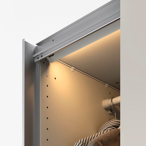 ÖVERSIDAN LED wardrobe lighting strp w sensor, dimmable white, 71 cm