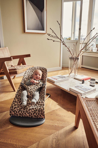 BABYBJÖRN - Bouncer Bliss, Beige/Leopard, Cotton