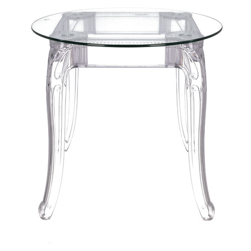 Table Ghost 80cm, transparent