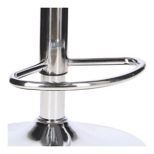 Bar Stool Inge, grey/chrome