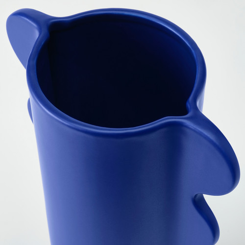 DOFTBRÄKEN Vase, dark blue, 28 cm