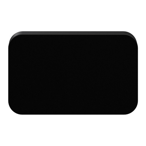 GoodHome Door and Drawer Front Handle Atomia 3.7 cm, black, 2 pack
