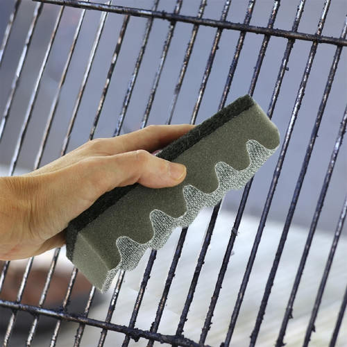 Grill and Oven Cleaning Sponge, grey