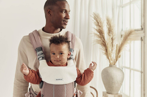 BABYBJORN Baby Carrier Harmony 3D Mesh, Dusty pink