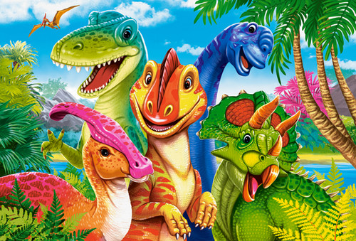 Castorland Children's Puzzle Maxi Dinosaurs Selfie 40pcs 4+